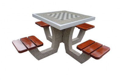 Mała architektura Stół do gry w szachy lub chińczyka