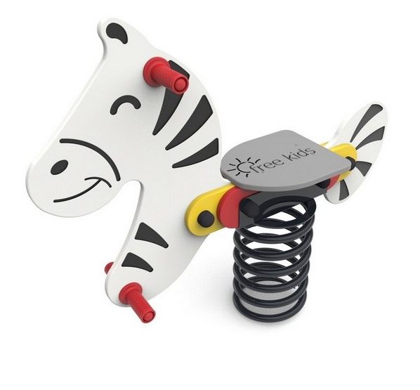 Zebra spring rocker