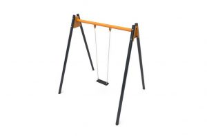 Single steel swing
