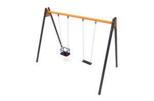 Double steel swing