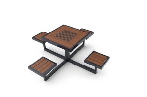 Picnic table – chess