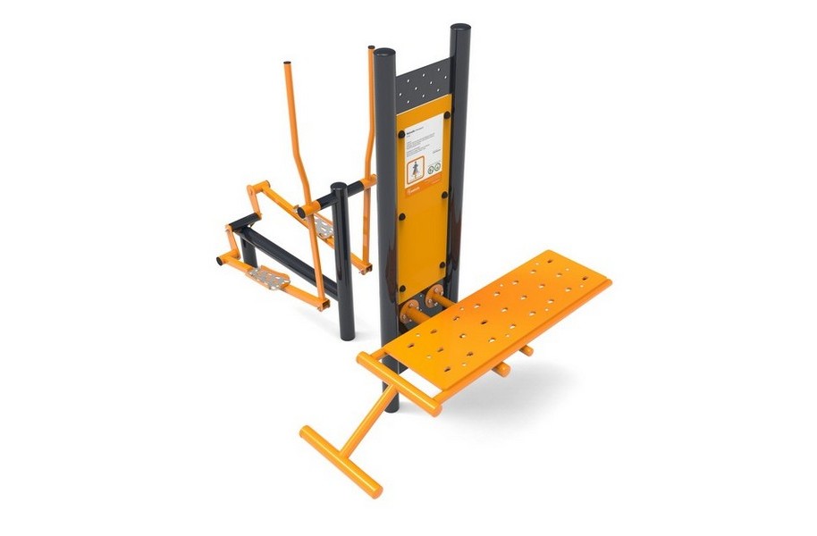 Cross trainer + Exercise bench 2