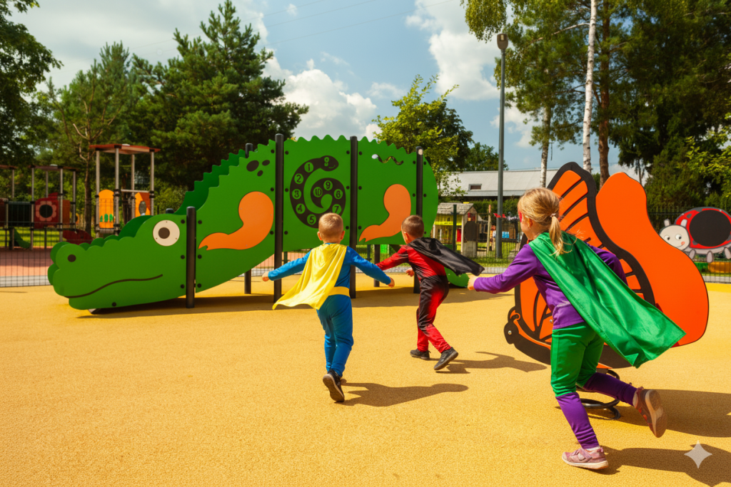5 kreatywnych zabaw i gier na placach zabaw