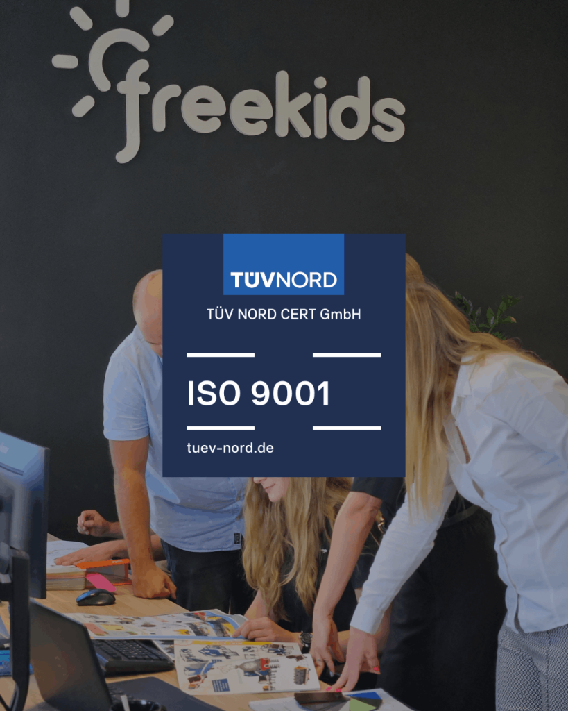 Jakość potwierdzona międzynarodowym certyfikatem – ISO 9001:2015. Co to oznacza dla klientów FreeKids?